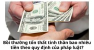 Bồi thường tổn thất tinh thần bao nhiêu tiền theo quy định của pháp luật?