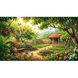 Đoạn văn cảm nhận bức tranh thiên nhiên trong Lao xao ngày hè