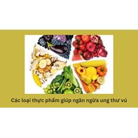 Các loại thực phẩm giúp ngăn ngừa ung thư vú