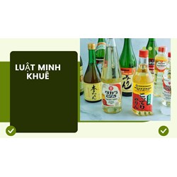 Rượu mirin là gì? Mách bạn Công dụng và các loại mirin phổ biến