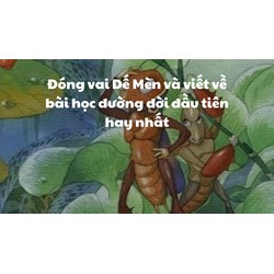 Đóng vai Dế Mèn và viết về bài học đường đời đầu tiên hay nhất