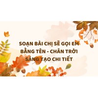 Soạn bài Chị sẽ gọi em bằng tên - Chân trời sáng tạo chi tiết