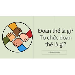 Đoàn thể là gì? Tổ chức đoàn thể là gì?