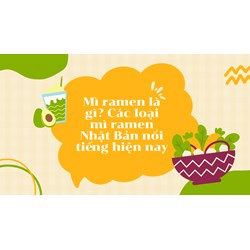 Mì ramen là gì? Các loại mì ramen Nhật Bản nổi tiếng hiện nay