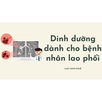Dinh dưỡng dành cho bệnh nhân lao phổi
