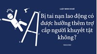 Bị tai nạn lao động có được hưởng thêm trợ cấp người khuyết tật không?