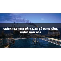 Giải Khoa học 5 bài 42, 43: Sử dụng năng lượng chất đốt
