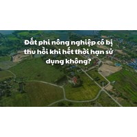 Đất phi nông nghiệp có bị thu hồi khi hết thời hạn sử dụng không?
