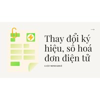 Thay đổi ký hiệu, số hoá đơn điện tử