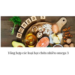 Tổng hợp các loại hạt chứa nhiều omega 3