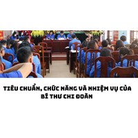 Tiêu chuẩn, chức năng và nhiệm vụ của Bí thư chi đoàn