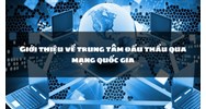 Giới thiệu về trung tâm đấu thầu qua mạng quốc gia
