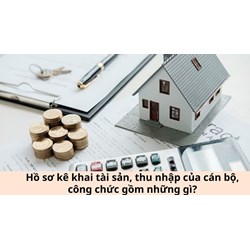 Hồ sơ kê khai tài sản, thu nhập của cán bộ, công chức gồm những gì?