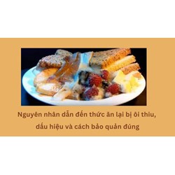 Nguyên nhân dẫn đến thức ăn lại bị ôi thiu, dấu hiệu và cách bảo quản đúng