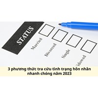 3 phương thức tra cứu tình trạng hôn nhân online nhanh nhất