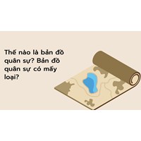 Thế nào là bản đồ quân sự? Bản đồ quân sự có mấy loại?