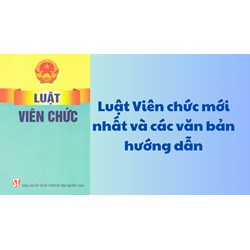 Luật Viên chức mới nhất và các văn bản hướng dẫn