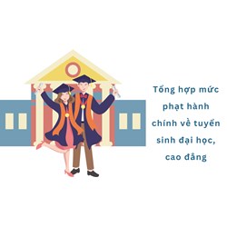Tổng hợp mức phạt hành chính về tuyển sinh đại học, cao đẳng