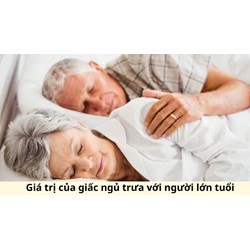 Giá trị của giấc ngủ trưa với người lớn tuổi