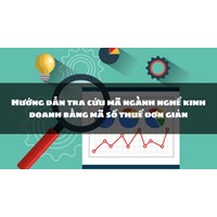 Hướng dẫn tra cứu mã ngành nghề kinh doanh bằng mã số thuế đơn giản