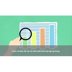 Cách vẽ biểu đồ cột chi tiết nhất kèm bài tập áp dụng