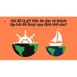 Hải đồ là gì? Việc đo đạc và thành lập hải đồ được quy định thế nào?