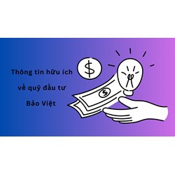 Thông tin hữu ích về quỹ đầu tư Bảo Việt