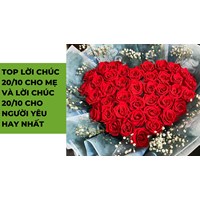 Top lời chúc 20/10 cho mẹ và lời chúc 20/10 cho người yêu hay nhất