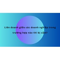 Liên doanh giữa các doanh nghiệp trong trường hợp nào thì bị cấm?