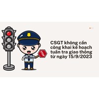 CSGT không cần công khai kế hoạch tuần tra giao thông theo luật mới?