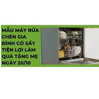 Mẫu máy rửa chén gia đình có sấy tiện lợi làm quà tặng mẹ ngày 20/10