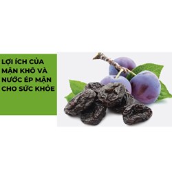 Lợi ích của mận khô và nước ép mận cho sức khỏe
