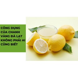 Công dụng của chanh vàng Đà Lạt không phải ai cũng biết