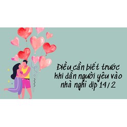 Điều cần biết trước khi dẫn người yêu vào nhà nghỉ dịp 14/2