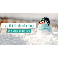 Caption, status thả thính mùa đông hay và ấn tượng