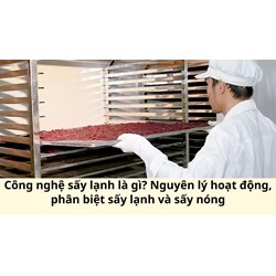 Công nghệ sấy lạnh là gì? Nguyên lý hoạt động, phân biệt sấy lạnh và sấy nóng