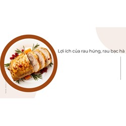 Lợi ích của rau húng, các rau có bạc hà đối với sức khỏe