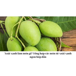 Xoài xanh làm món gì? Tổng hợp các món từ xoài xanh ngon hấp dẫn