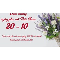 Mẫu ảnh chúc mừng 20/10 đẹp nhất