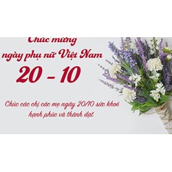 Mẫu ảnh chúc mừng 20/10 đẹp nhất