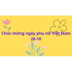 Bộ thiệp đẹp chúc mừng Ngày phụ nữ Việt Nam 20/10