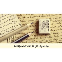 Tư liệu chữ viết là gì? Lấy ví dụ