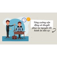 Tăng cường vận động và thuyết phục tự nguyện thi hành án dân sự