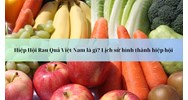 Hiệp Hội Rau Quả Việt Nam là gì? Lịch sử hình thành hiệp hội
