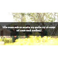 Tân binh mới đi nghĩa vụ quân sự có được về chơi nhà không?