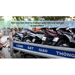 Cẩu xe vi phạm giao thông thì quy trình diễn ra như thế nào?