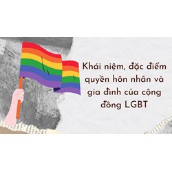 Khái niệm, đặc điểm quyền hôn nhân và gia đình của cộng đồng LGBT