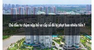 Chủ đầu tư chậm nộp hồ sơ cấp sổ đỏ bị phạt bao nhiêu tiền ?