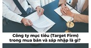Công ty mục tiêu (Target Firm) trong mua bán và sáp nhập là gì?
