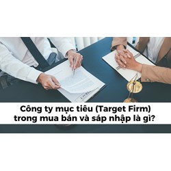 Công ty mục tiêu (Target Firm) trong mua bán và sáp nhập là gì?